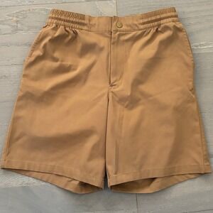 The North Face Mens Standard Shorts Sz 30 Khaki Water Repellent Moisture Wicking
